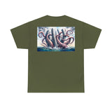 Kraken Swallowing Cities Heavy Cotton Tee