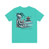 Kraken Unisex Tee - Sipping a Mojito Sea Monster T-Shirt