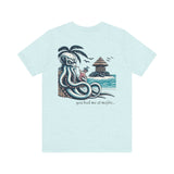 Kraken Unisex Tee - Sipping a Mojito Sea Monster T-Shirt