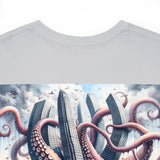 Kraken Swallowing Cities Heavy Cotton Tee