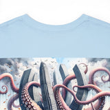 Kraken Swallowing Cities Heavy Cotton Tee