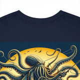 Kraken Center Console Sunset Heavy Cotton Tee