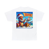 Kraken Christmas Santa Plane Heavy Cotton Tee