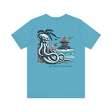 Kraken Unisex Tee - Sipping a Mojito Sea Monster T-Shirt