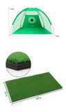 Golf Practice Net Tent Golf Hitting Cage Garden Grassland Practice Tent Golf Training Equipment Mesh Outdoor