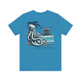 Kraken Unisex Tee - Sipping a Mojito Sea Monster T-Shirt