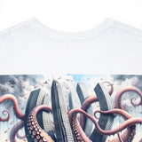 Kraken Swallowing Cities Heavy Cotton Tee