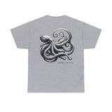 Kraken Pencil Drawing Heavy Cotton Tee