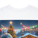 Kraken Christmas Day Snow Heavy Cotton Tee