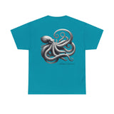 Kraken Pencil Drawing Heavy Cotton Tee