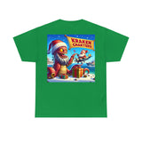 Kraken Christmas Santa Plane Heavy Cotton Tee