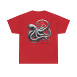 Kraken Pencil Drawing Heavy Cotton Tee