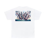 Kraken Swallowing Cities Heavy Cotton Tee