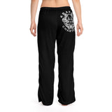 Kraken Logo Black Women's Pajama Pants (AOP)
