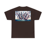 Kraken Swallowing Cities Heavy Cotton Tee