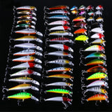 HENG JIA fast selling 56 pieces of lure bait bait kit EBAY bursting fake bait suit lure