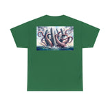 Kraken Swallowing Cities Heavy Cotton Tee