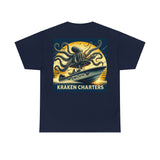 Kraken Center Console Sunset Heavy Cotton Tee