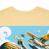 Kraken Sea Plane and Cocktails Heavy Cotton Tee