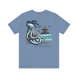 Kraken Unisex Tee - Sipping a Mojito Sea Monster T-Shirt