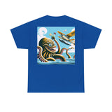 Kraken Sea Plane and Cocktails Heavy Cotton Tee