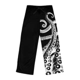 Kraken Logo Black Women's Pajama Pants (AOP)