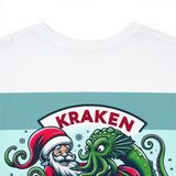 Kraken Christmas Santa Presents Heavy Cotton Tee